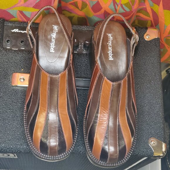 Jeffrey Campbell Kulture-S Slingback Clogs, size 9 - Picture 4 of 5